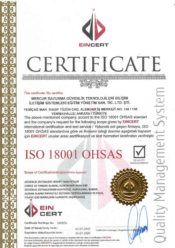 ISO 18001 OHSAS